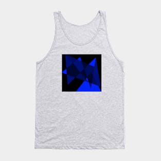 blue triangles Tank Top